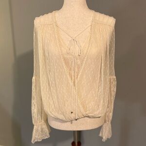 Free People Lace Top, Excellent Condition, Size Small (S/P)